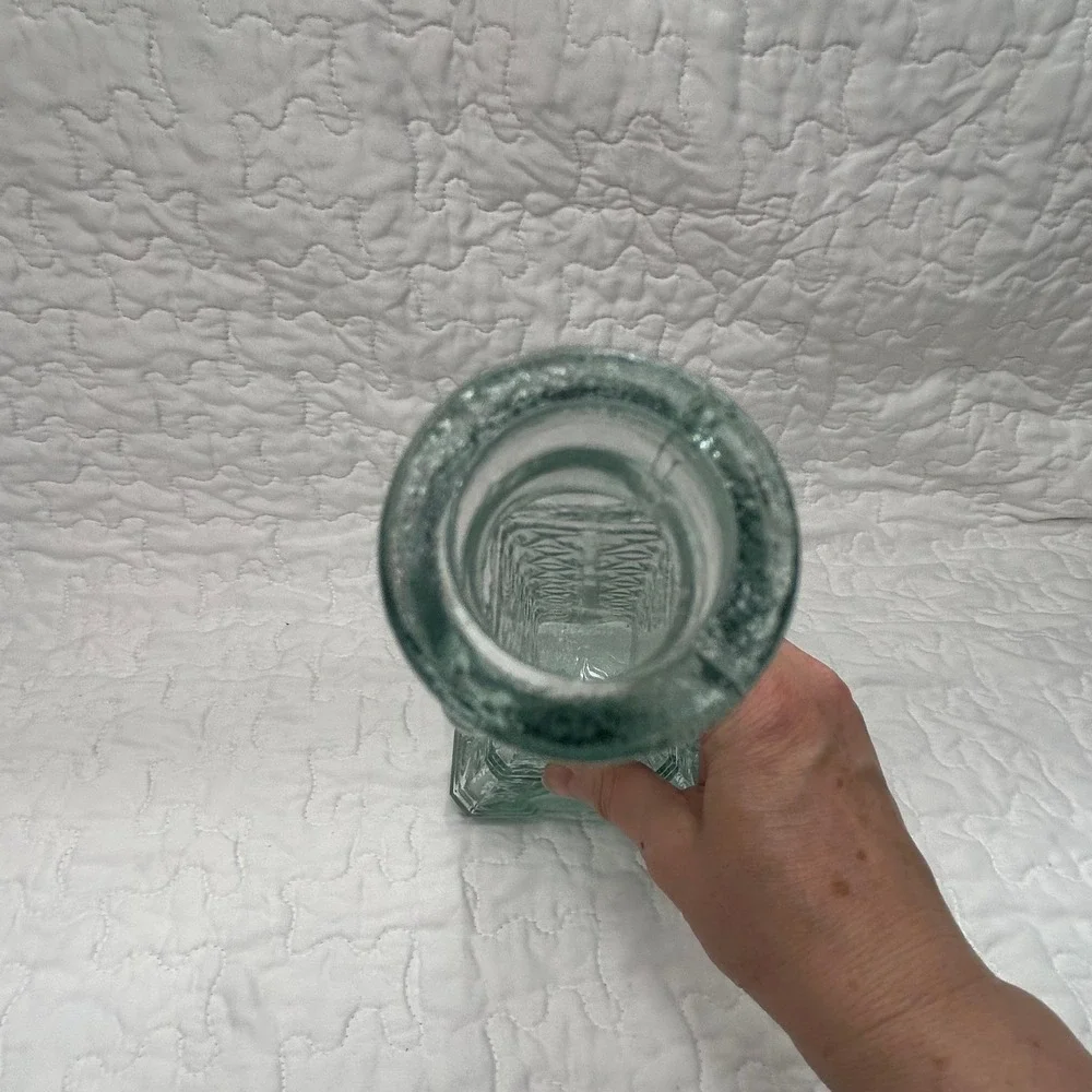 Vintage Eiffel Tower Glass Bottle 13.5